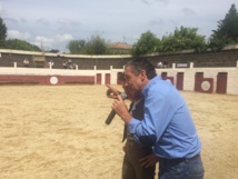 Quentin remporte le prix de la jolie capea de Grenade sur l'Adour...