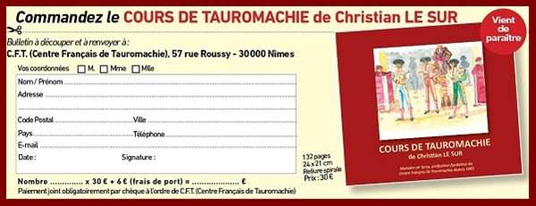 Soirée de Présentation du "Cours de Tauromachie" de Christian LE SUR...