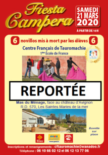 Fiesta Campera du CFT reportée Fiesta Campera du CFT reportée