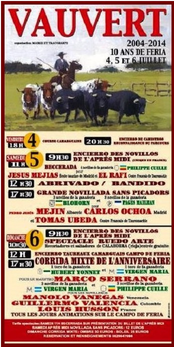 Le C.F.T. à la feria de Vauvert... Le C.F.T. à la feria de Vauvert...