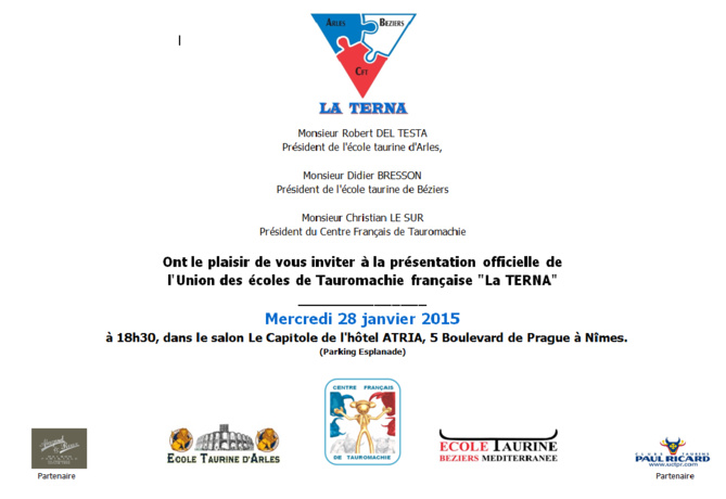 N'oubliez pas, nous vous attendons nombreux !