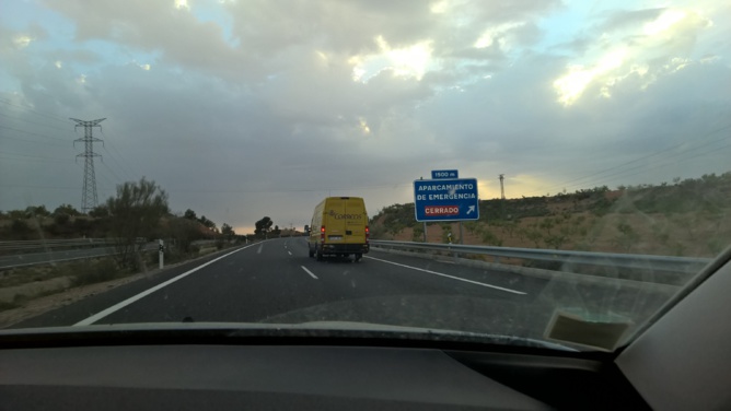 en route...