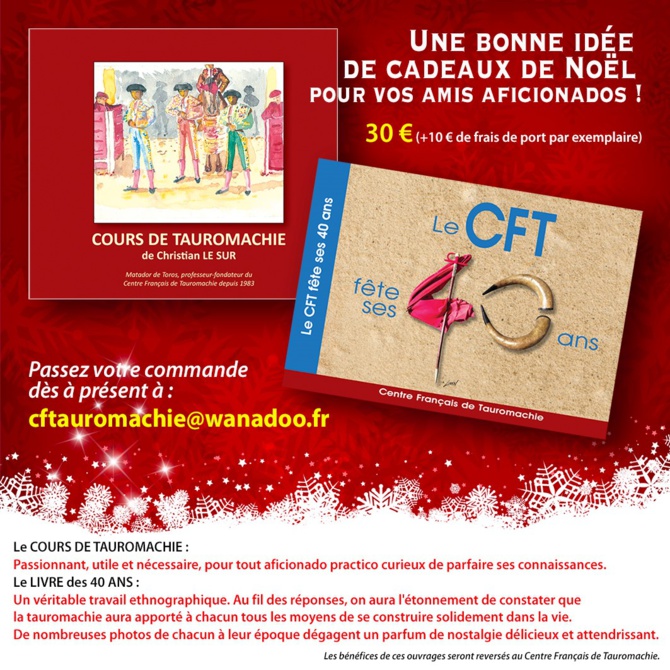                                                                            Pensez à vos cadeaux de Noël !!!