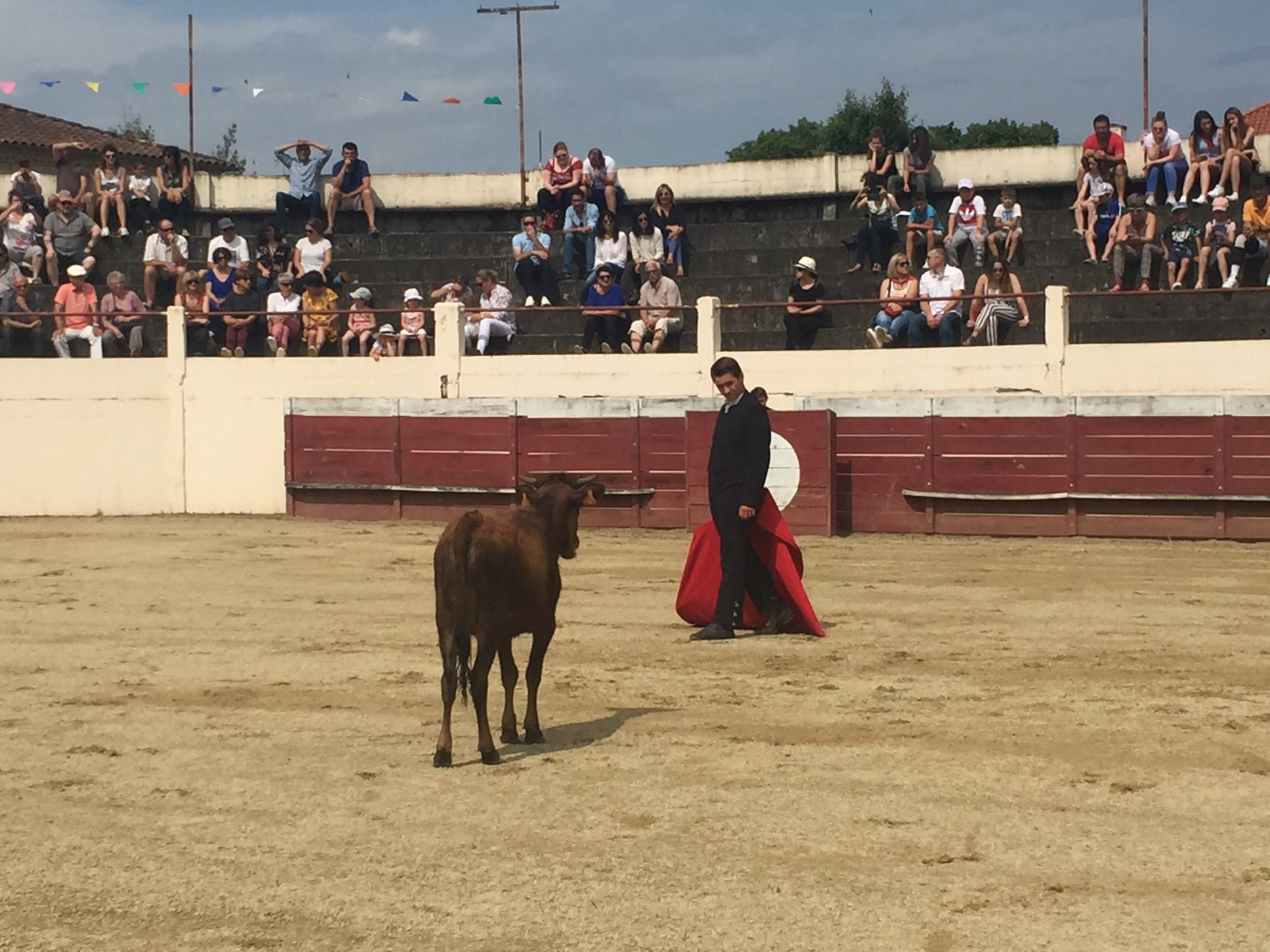 Quentin remporte le prix de la jolie capea de Grenade sur l'Adour...