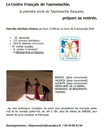 Rentrée 2018