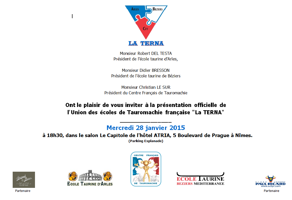 N'oubliez pas, nous vous attendons nombreux !